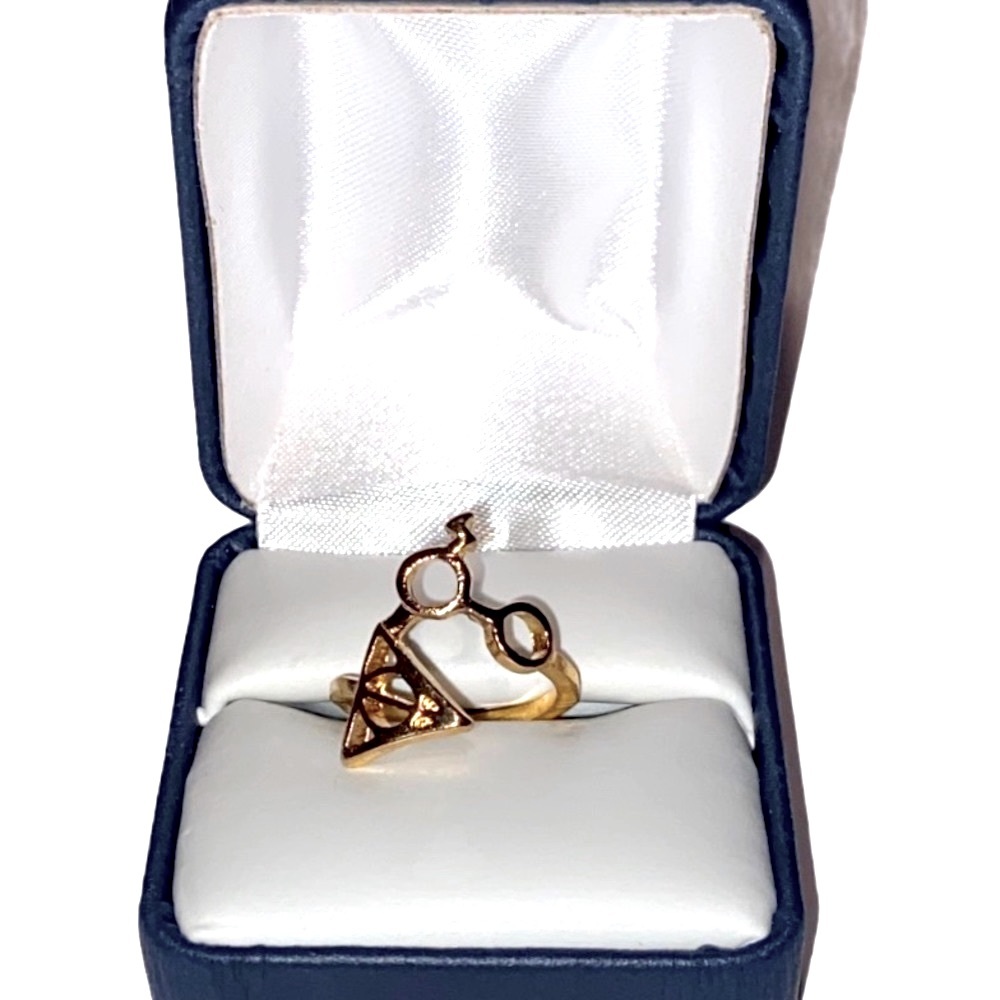 Harry Potter Deathly Hallows Ring • Size 6